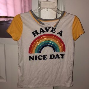 Have A Nice Day Tee- YOUTH LARGE (10/12)